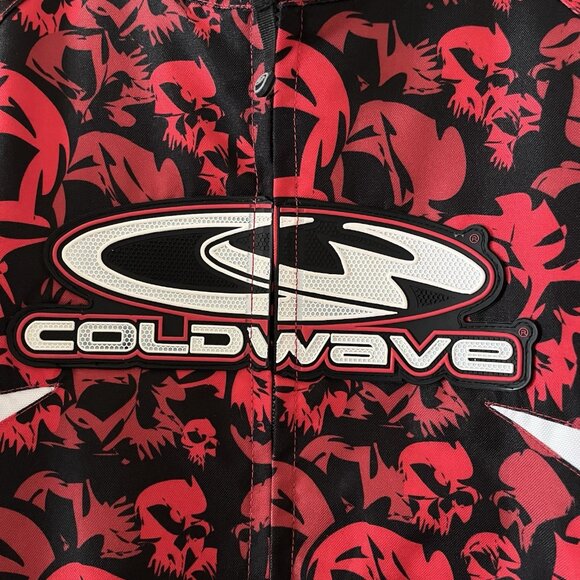 coldwave snowmobile jacket Racing Red Skull Youth 14 Kids Winter Sports Full zip - Picture 3 of 8